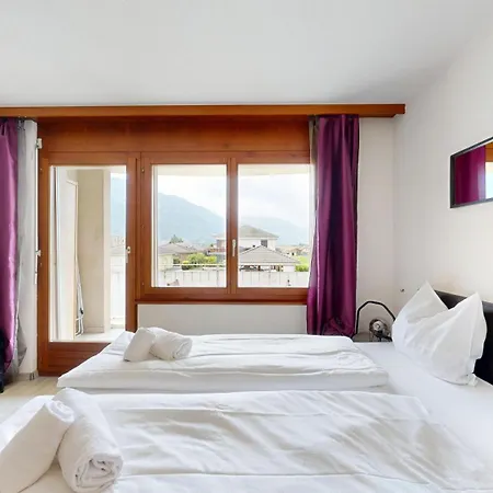 Bright In Saillon, A Few Steps From Les Bains Apartment *